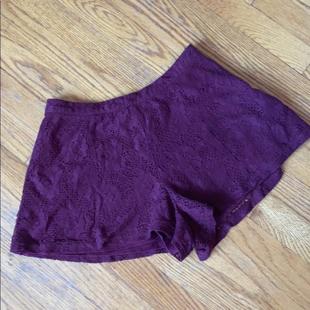 Forever 21 Lacy Dress Shorts.